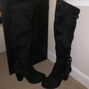 Madden Girl Tall Black Boots
